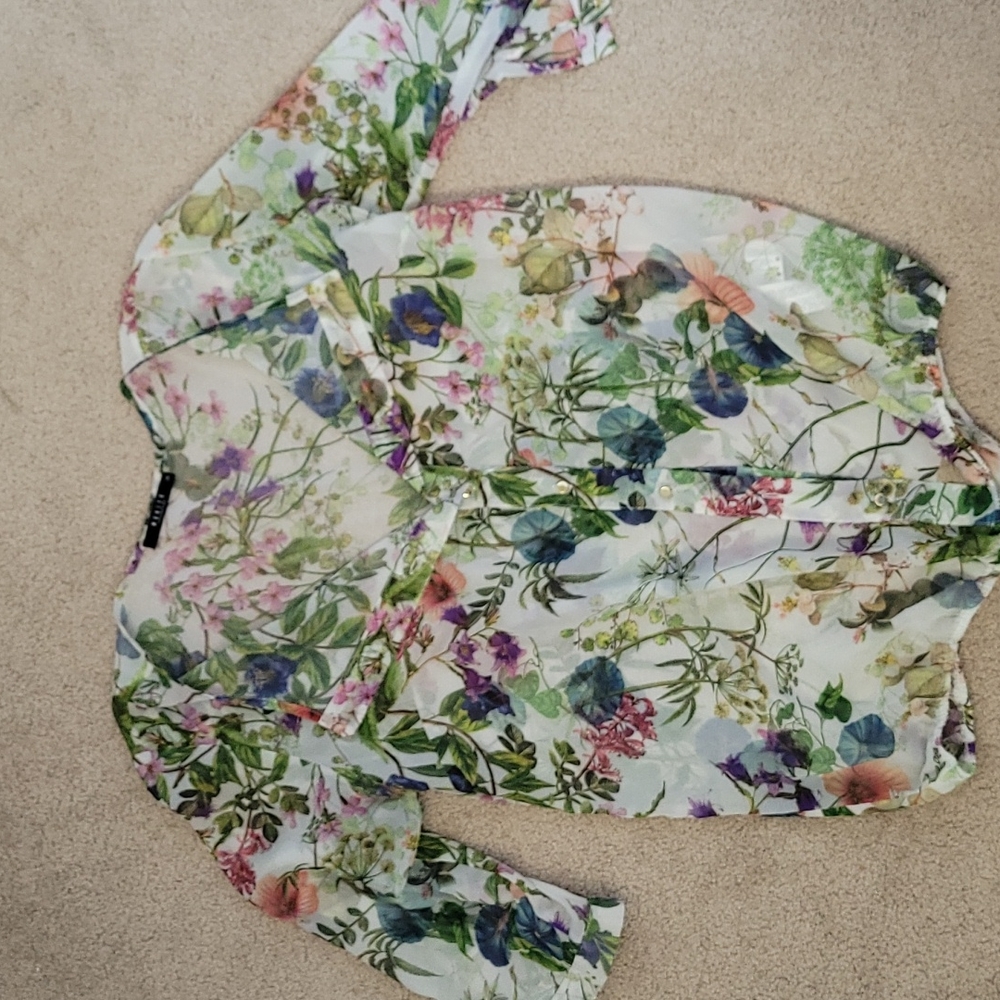 Shirt, size 38 EU, Mohito Brand Floral Blouse